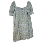 J.Crew  100% Cotton Green Afternoon Liberty Lodden Fabric Mini Dress Size Medium Photo 4