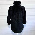 The North Face SHERPA Fuzzy Black JACKET Full Zip with Pockets Women's Size M Photo 4