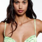 ZARA Nwt Slip On Floral Boho Mini Summer Satin Effect Dress Photo 5