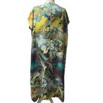 Bryn Walker  Silk Maxi Dress | Abstract Painterly Print | Made in USA | Size S Photo 3