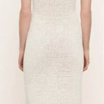Vince  midi‎ tank sweater knit crochet dress women’s size small cream ecru Photo 0