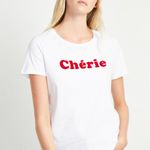 French Connection NWT  CHERIE SLOGAN T-SHIRT Photo 3