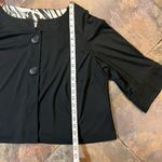 Studio 1 Dress Cardigan Cape Jacket Zebra Trim 20 W Black Size undefined Photo 5
