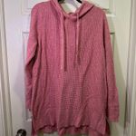 Sonoma Sweater Pullover Hoodie Size XXL Pink Rose Waffle Knit Women’s Photo 0