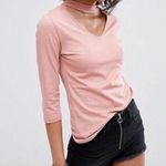 Only Choker Top Ash Rose / Dark Pink L NWOT Photo 0