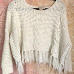 Moon River White Knit Sweater Photo 0