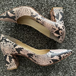 Marc Fisher Viviene pumps Snakeskin Pattern Block Heel Pumps Photo 0