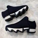 iRi NYC WES I Black Outline Low Top Sneakers Size EU 40.5 / US 10.5 Photo 7