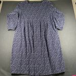 Lanz of Salzburg Women Blue Floral Button Front Midi Dress Prairie Cottagecore Purple Size XL Photo 10