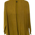 Cyrus  Cardigan Women’s Small NWT  Open Front knitted Dark Mustard Warm Soft Photo 0