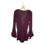 Indah  Silk Sheer‎ Shorts Romper Photo 5