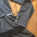 Matilda Jane Grey Full Zip Floral Lined Hoodie with Tiered Sweatshirt Sz MD Photo 2