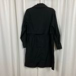 Banana Republic  Black Cotton Trench Back Shirt Dress Sz.M Photo 9