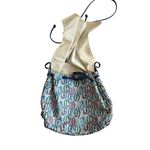 CARLOS FALCHI Vintage Leather Multicolor Shoulder Bag Pink Photo 8