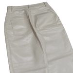 Wilfred  White Faux Leather Straight Leg Crop Pants Capsule Chic Comfort Size 4 Photo 5