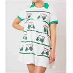 Fantastic Fawn  Dress Size Large Golf Cart Par-Tee With Me Sequin Sports NWT Photo 1