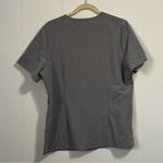 FIGS  Catarina graphite  V-Neck Scrub Top Large nurse scrubs uniform Photo 5
