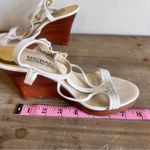 Michael Michael Kors Women’s T Ankle Strap Wedge Shoe Size 6.5 / 7 #836A Photo 7