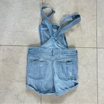 Divided Blue Jean Short Overalls Sz XS/2 Photo 3