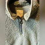 Women’s Thread & Supply Blue Grey Quarter Zip Fleece Sweatshirt Medium Photo 1