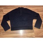 Lululemon Light as Warmth Crew 8 Dark Gray Casual Pullover Sweatshirt Workout Photo 3