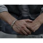 Boutique NEW‎ Solid Unisex Braided 925 Sterling Silver Cuff Bracelet Photo 6