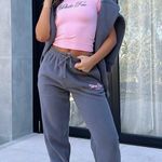 White Fox Boutique Season 7 Sweat Set In Monument Photo 0