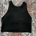Athleta  Conscious Crop Black Sports Bra Top Size Medium Photo 4