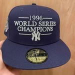New Era Cap Myfitteds New York Yankees 1996 world champions 1996 World Series patch size 7 1/4 brand new in store exclusive Photo 1