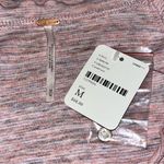 Free People NWT  Pink Long Sleeve Henley Photo 8