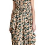 Ulla Johnson Avia Floral Ruffle Silk Maxi Dress in Begonia Size 6 Photo 0