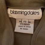 NWOT Bloomingdale’s khaki green tee shirt.Short sleeves.Button closure. Size PS. Photo 1