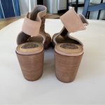 Vince Camuto  Keannie Cutout Leather Open Toe Block Heel Sandal Taupe Boho SZ 8.5 Photo 12