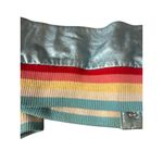 The Mighty Company Dover Jacket Lambs Leather Rainbow Silver Tone Size M READ Size M Photo 9