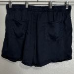 Gap 100% Lyocell Midnight Blue Pull On Drawstring Shorts, Sz Large Photo 5