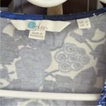 EUC Boden Faux Wrap Top Blue Floral Size 2 Photo 6