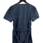 Whistles Navy Blue Eyelet Jumpsuit Size 6 New Photo 3