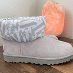 UGG NWOB  Classic Mini Jersey Stripe Boot in Gray Photo 1