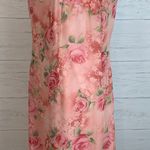 White Stag floral chiffon midi dress size 10 Y2K sleeveless Photo 1