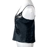 Victoria's Secret Victoria’s Secret Vintage Gold Label Spaghetti Strap Pajama Top Black Medium Photo 1