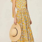 Millie Resort Daphne Citrus Yellow Dress White Size XL Photo 0