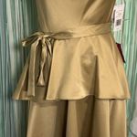 Gabby Skye Occasion Gold Fit & Flare Cocktail Dress, Homecoming, NWT, Size 6 Photo 0
