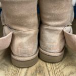 UGG  Classic Mini Twist Ankle Boots Suede Fur Lined Blush Pink Women’s Size 8 Photo 8