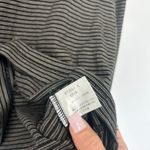 Paul Smith Black Gray Striped V Neck Long Sleeve Shirt Sz M Size M Photo 4