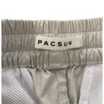 PacSun  White Drawstring Ripstop Detachable Flared Cargo Pants Size Small Photo 2