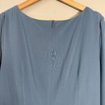 Adrianna Papell NWT Jersey Faux-Wrap Maxi Gown Women's 16W Blue Formal Ruffle Photo 16