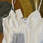 Sky to Moon NWT  Corset White Mini Dress Spaghetti Straps Junior’s Size Small Photo 1