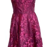 BCX Womens Juniors Embroidered Mini Fit & Flare Magenta Dress 11 Photo 14