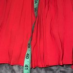 Nanette Lepore  size 6 crimson ruby pleated dress sleeveless mock neck 3 button Photo 7