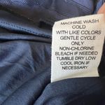 Adyson Parker Black Iris Indigo Stripe Long Sleeve Asymmetrical Hem Large Photo 10